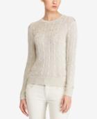 Polo Ralph Lauren Metallic Cable-knit Sweater