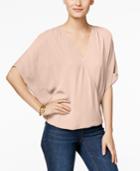 Inc International Concepts Flutter-sleeve Blouse, Created For Macy's
