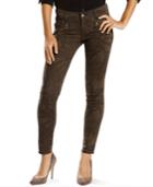 Levi's 711 Angled-zip Printed Skinny Jeans