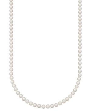 Belle De Mer Pearl Necklace, 22" 14k Gold Aa Akoya Cultured Pearl Strand (7-7-1/2mm)