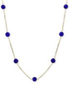 Effy Jade (6mm) Station Collar Necklace In 14k Gold, 16 + 2 Extender (also In Onyx & Lapis Lazuli)