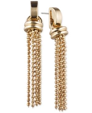 Anne Klein Tassel Drop Earrings