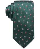 Club Room Men's Holiday Medley Silk Tie, Created For Macy's