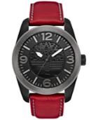 Timberland Men's Bolton Red-brown Leather Strap Watch 46x57mm Tbl14770jsbu02
