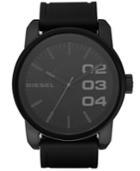Diesel Watch, Black Silicone Strap 46mm Dz1446