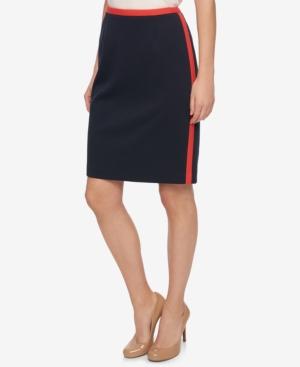 Tommy Hilfiger Contrast-trim Pencil Skirt