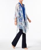 I.n.c. Ruffled Floral Cover-up & Wrap, Created For Macy's