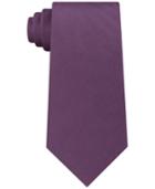 Calvin Klein Men's Vertical Twill Solid Silk Tie