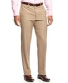 Lauren Ralph Lauren Solid Wool-blend Flat-front Dress Pants
