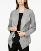 Alfani Faux-suede Flyaway Jacket, Only At Macy's