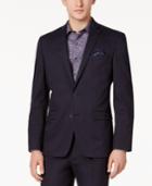 Bar Iii Men's Slim-fit Navy Stretch Jacket, Only At Macy's