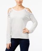 I.n.c. Embellished Cold-shoulder Top, Created For Macy's
