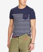 Polo Ralph Lauren Men's Classic Fit Striped Pocket T-shirt