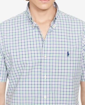Polo Ralph Lauren Men's Tattersall Poplin Sport Shirt