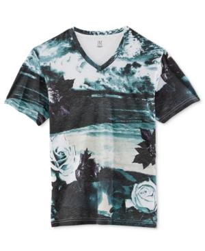 Inc International Concepts Men's Sea View Graphic-print V-neck T-shirt, Only At Macy's