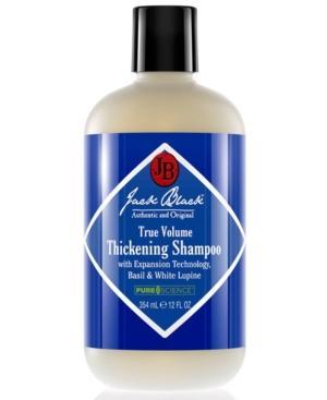 Jack Black True Volume Thickening Shampoo With Expansion Technology, Basil & White Lupine, 12 Oz