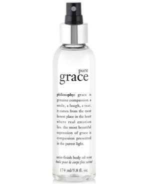 Philosophy Pure Grace Satin-finish Body Oil Mist, 5.8 Oz