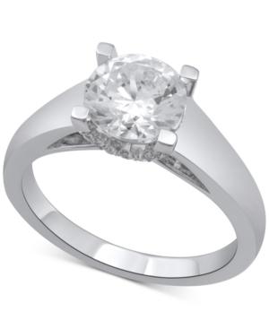 Diamond Solitaire Plus Engagement Ring (2 Ct. T.w.) In 14k White Gold