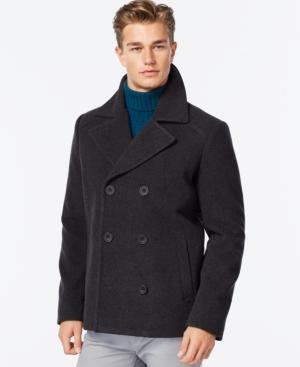Kenneth Cole Wool-blend Pea Coat