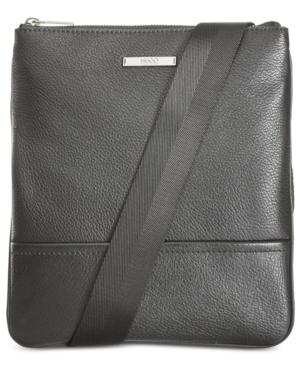 Hugo Boss Men's Element S Zip Leather Envelope Pouch