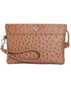 Giani Bernini Ostrich Embossed Crossbody Wallet, Created For Macy's