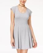 Fire Juniors' Ruffled Fit & Flare Dress
