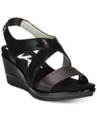 Anne Klein Pawel Crisscross Wedge Sandals