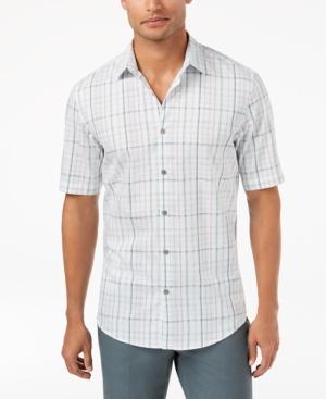 Alfani Men's Chilton Plaid Shirt, Created For Macy's