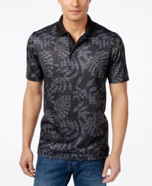 Tasso Elba Men's Square Leaf Polo Shirt