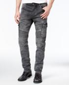True Religion Men's Rocco Skinny- Fit Cargo Moto Jeans