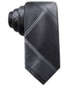 Ryan Seacrest Distinction Men's Perry Exploded Plaid Slim Silk Tie, Created For Macy's