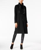 Jones New York Walker Coat & Faux-fur Scarf
