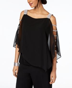 Msk Embellished Cutout Top