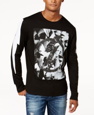 Guess Men's Bolt Graphic Print Long-sleeve T-shirt