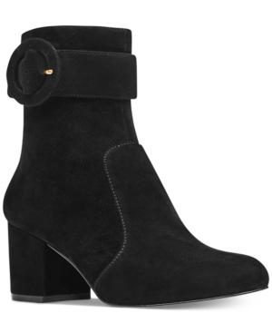 Nine West Quilby Block-heel Booties Women's Shoes