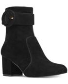 Nine West Quilby Block-heel Booties Women's Shoes
