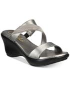 Callisto Preston Slide Platform Wedge Sandals, Created For Macy's Women's Shoes