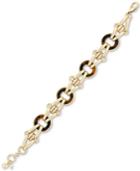 Lucky Brand Gold-tone Tortoise-look Link Bracelet