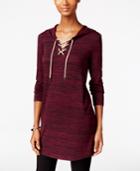 G.h. Bass & Co. Hooded Lace-up Tunic