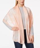 Calvin Klein Graphic Floral Chiffon Scarf, Created For Macy's