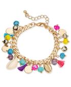 I.n.c. Gold-tone Multi-style Charm Bracelet, Created For Macy's