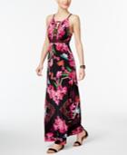 Inc International Concepts Butterfly-print Maxi Dress, Only At Macy's