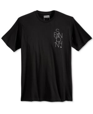 Sean John Men's Crossover Graphic-print Logo T-shirt