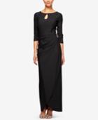 Alex Evenings Keyhole Embellished Column Gown