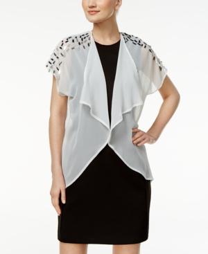 Inc International Concepts Sequined-shoulder Kimono, Only At Macy's