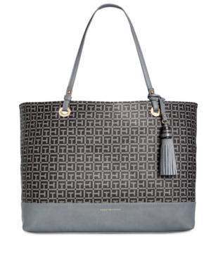 Tommy Hilfiger Grace Coated Tassel Tote