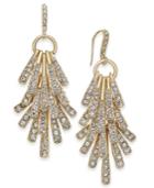 I.n.c. Gold-tone Pave Stick Shaky Chandelier Earrings, Created For Macy's