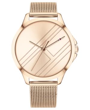 Tommy Hilfiger Women's Carnation Gold-tone Mesh Bracelet Watch 38mm