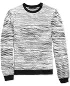 Guess Men's Two-tone Geo Sweater
