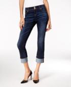 Inc International Concepts Onyx Wash Cropped Jeans, Only At Macy's